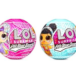 Lot of 4 LOL! Surprise Balls: All Star Sports